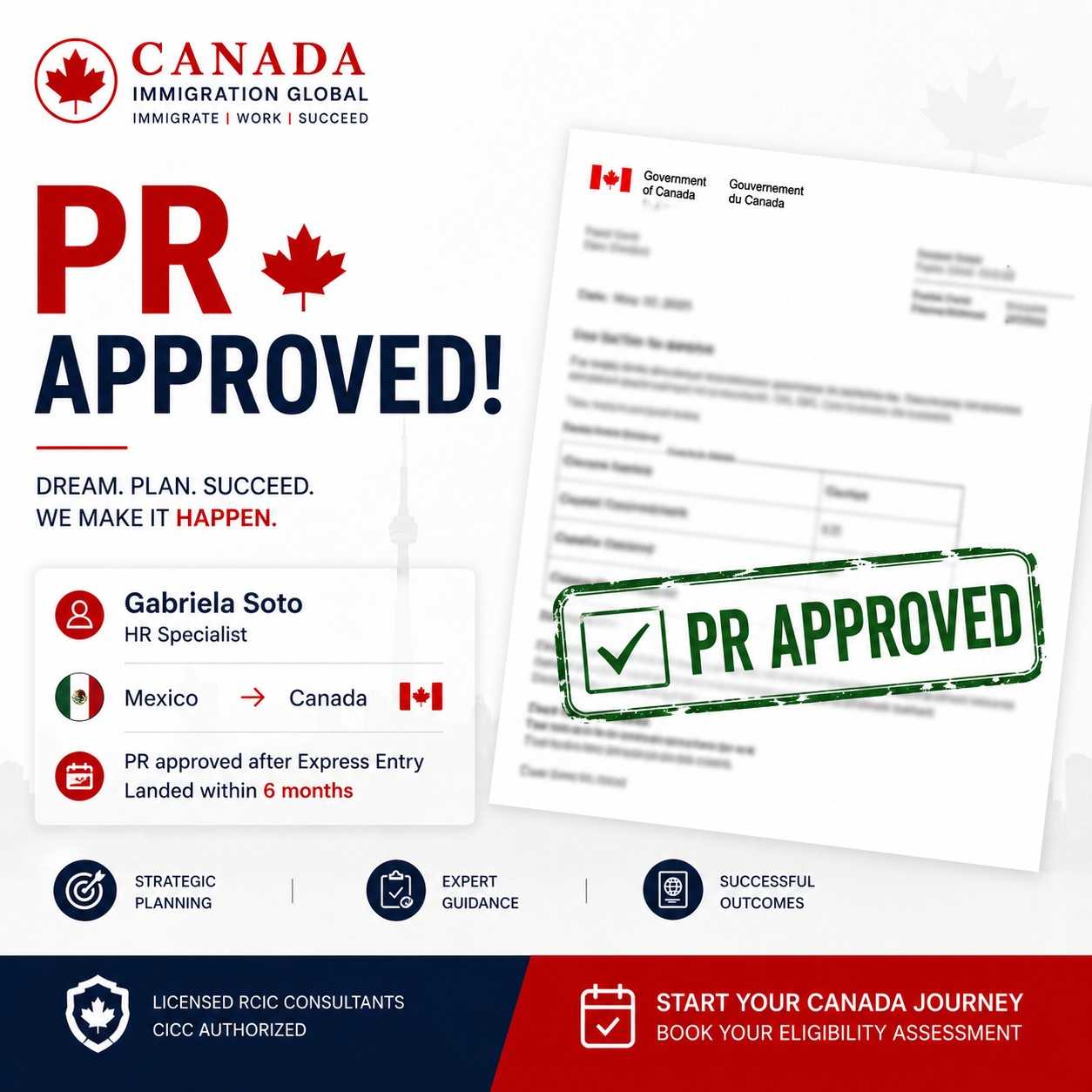 Gabriela Soto — Express Entry PR Approved